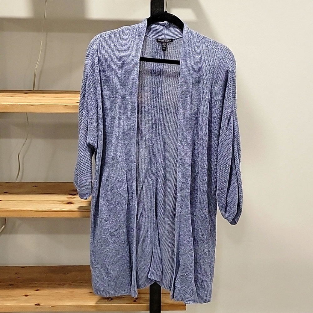 Eileen Fisher lightweight sweater..3/4 sleeve
